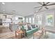 Open-concept living space featuring a kitchen, dining area, and living room, ideal for modern living and entertaining at 554 Beacon Ridge Blvd, Chapel Hill, NC 27516