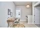 Bright office space featuring a modern desk and chair, complemented by natural light and simple decor, offers a productive atmosphere at 554 Beacon Ridge Blvd, Chapel Hill, NC 27516