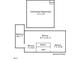 Second floor showing balcony, bonus rooms, stairs, and unfinished basement at 601 E Franklin St, Raleigh, NC 27604