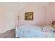 Charming bedroom with a sloped ceiling, a twin bed, and a cozy atmosphere at 601 Texanna Way, Holly Springs, NC 27540