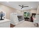 Spacious bedroom featuring a bunk bed with built-in storage and a playful decor at 800 Lakestone Dr, Raleigh, NC 27609