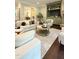 Bright living room featuring neutral colors, fireplace and built-in shelving at 800 Lakestone Dr, Raleigh, NC 27609