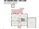 First floor plan showcasing the layout of the living room, dining area, kitchen, and screened porch at 1001 Kingsway Dr, Apex, NC 27502