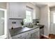 Kitchen with sleek countertops and updated cabinets at 101 Stefi Ct, Garner, NC 27529