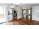 Open floorplan from kitchen into the living room with natural lighting at 101 Stefi Ct, Garner, NC 27529