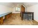 Spacious bedroom features a built-in desk, shelving, and natural light, perfect for a home office or hobby space at 10101 Daviton Ct, Raleigh, NC 27615