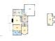 Detailed floor plan showcasing layout of living spaces, kitchen, bedrooms and bathrooms at 10101 Daviton Ct, Raleigh, NC 27615