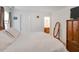 Comfortable bedroom featuring an ensuite bathroom and TV at 110 Knightwood Dr, Durham, NC 27703