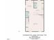 First floor plan featuring an open concept kitchen, dining area, and living room at 110 Knightwood Dr, Durham, NC 27703