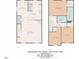 A detailed floor plan showcasing the layout of this two-story home at 110 Knightwood Dr, Durham, NC 27703