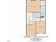 Second floor plan with three bedrooms and two bathrooms at 110 Knightwood Dr, Durham, NC 27703