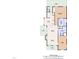 Detailed floor plan showcasing the layout of the house, including the primary bedroom, kitchen, and living room at 1202 Kendall Dr, Durham, NC 27703