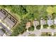 Aerial view of the property, showcasing its prime location within a well-maintained community at 1304 Barnford Mill Rd, Wake Forest, NC 27587