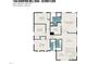 Second floor plan featuring bedrooms, bathrooms, a loft and hall with dimensions at 1304 Barnford Mill Rd, Wake Forest, NC 27587