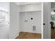 Laundry Room with hardwood floors, connections and room for appliances at 1410 Joe Louis Ave, Raleigh, NC 27610