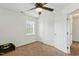 Bedroom with neutral carpet, chair, and window providing natural light at 19 Kimberly Ct, Lillington, NC 27546