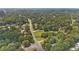 Elevated view of a quiet neighborhood with mature trees, homes, and streets creating a serene environment at 2021 W Front St, Burlington, NC 27215
