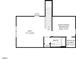 Upstairs floor plan showing loft area, additional bedroom, bathroom and walk-in closet at 2036 Abbeyhill Dr # 99, Raleigh, NC 27610