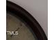 A partial view of a dark-rimmed, analog clock at 219 E Nash St, Spring Hope, NC 27882