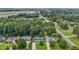 Aerial shot of a neighborhood featuring tree-lined streets and well-maintained homes at 2324 Hoskins Rd, Burlington, NC 27215