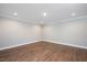 Bright bedroom featuring recessed lighting and wood floors at 2508 Kearney Rd, Wake Forest, NC 27587