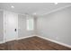 A well-lit bedroom with recessed lighting and wood floors at 2508 Kearney Rd, Wake Forest, NC 27587