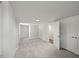 Finished basement area with plush carpeting and neutral color scheme at 2617 Fayetteville St, Durham, NC 27707