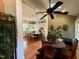 Open-concept kitchen and breakfast nook with natural light and stylish decor at 313 W Noble St, Louisburg, NC 27549