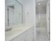 Bathroom with sink and full shower at 4217 Grahamstone Rd, Raleigh, NC 27610