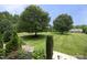 A long driveway leading to the house with a beautiful lawn and landscaping at 4217 Grahamstone Rd, Raleigh, NC 27610
