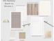 815 Harmony Ranch Ln - elevation 4 material selections include flooring, cabinet color, and tile at 815 Harmony Ranch Ln, Franklinton, NC 27525