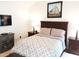 Inviting bedroom with a queen-sized bed, dark wood furniture, and cozy atmosphere at 8600 Colville Ct, Raleigh, NC 27617