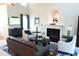 Bright and inviting living room featuring a fireplace, stylish seating, and modern decor at 8600 Colville Ct, Raleigh, NC 27617