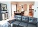 Inviting living space seamlessly connects to the dining area and kitchen, perfect for gatherings at 8600 Colville Ct, Raleigh, NC 27617