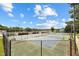 Community Tennis and Basketball Courts with lake views in a quiet neighborhood at 105 Leacroft Way, Durham, NC 27703
