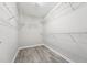 Spacious walk-in closet with wire shelving at 105 Leacroft Way, Durham, NC 27703