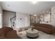 Sun-filled living room featuring modern decor, stylish furniture, and a neutral color palette at 107 Tuftin Dr, Durham, NC 27703