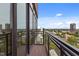 Balcony with a panoramic city view, perfect for enjoying urban living and open-air relaxation at 122 N Harrington St # 1555, Raleigh, NC 27603