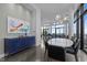 Dining room features city views and pendant lighting at 122 N Harrington St # 1555, Raleigh, NC 27603