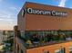 Angle view of the Quorum Center's upper floors and outdoor terrace at 122 N Harrington St # 1555, Raleigh, NC 27603