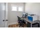 Functional office space with a modern desk, comfortable chair, and natural light at 124 Sugar Run Dr # 11, Fuquay Varina, NC 27526