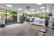Spacious gym area with modern fitness equipment, including cardio machines and free weights at 1300 St Marys St # 402, Raleigh, NC 27605