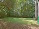 Grassy backyard area featuring a wooded view and nature at 152 A&B Cedar Terrace, Chapel Hill, NC 27516