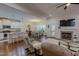 Open floor plan showcasing a modern kitchen, dining area, and comfortable living room at 167 Sequoia Dr, Timberlake, NC 27583
