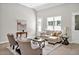 Bright living room featuring neutral furniture, wood floors, and stylish decor at 1824 Irish Blvd, Sanford, NC 27332
