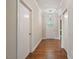 Well-lit foyer with hardwood floors and white trim at 1962 Briar Chapel Pkwy, Chapel Hill, NC 27516
