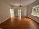 Spacious Living Room area featuring hardwood floors, and natural light at 2428 Perkins Rd, Durham, NC 27705