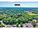 Overhead image showing property's proximity to downtown Cary (3.6 miles) at 306 Roebling Ln, Cary, NC 27513
