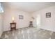 Comfortable bedroom featuring neutral walls and carpeting at 384 Lyndfield Cl W, Pittsboro, NC 27312