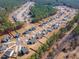 Aerial view of a well-planned residential community nestled amongst lush greenery at 40 Ironwood Blvd, Youngsville, NC 27596